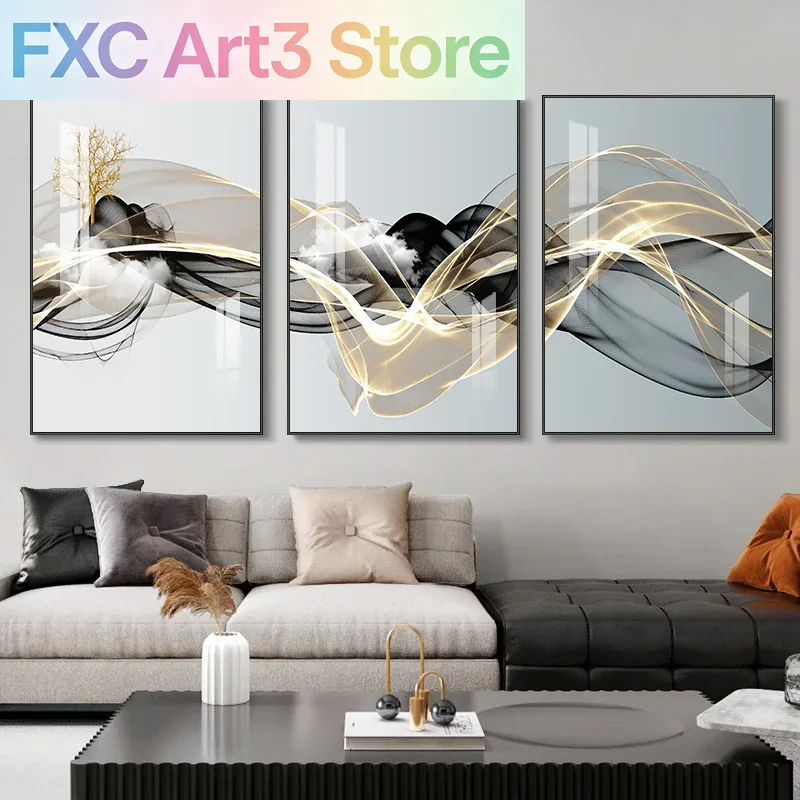 3pcs/Set frameless 3 Nordic Lu - Luxury Lifestyle Photography 评论和价格