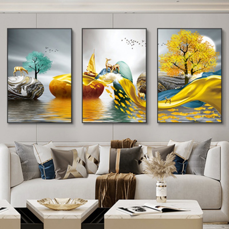 3pcs/Set frameless 3 Nordic Lu - Luxury Lifestyle Photography 评论和价格