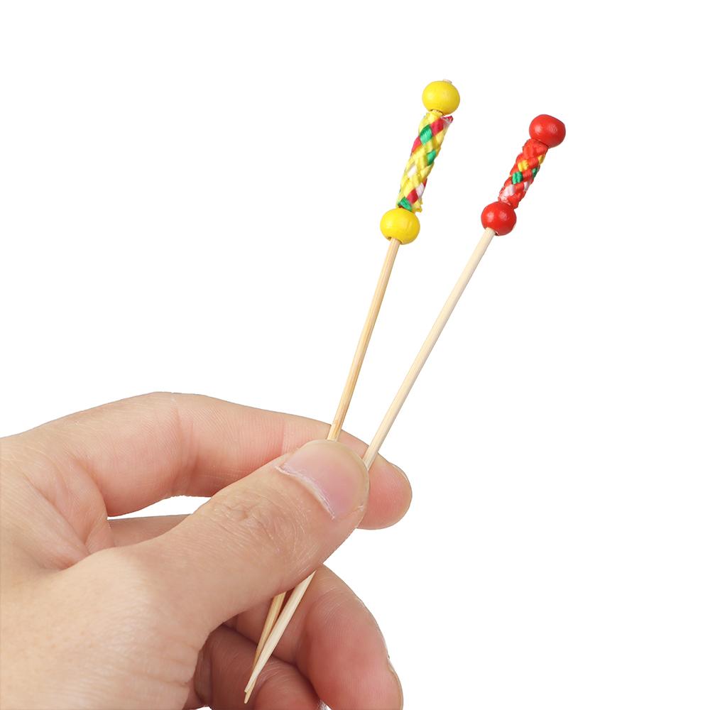 100Pcs Disposable Bamboo Picks - Bamboo Cutlery Set 评论和价格