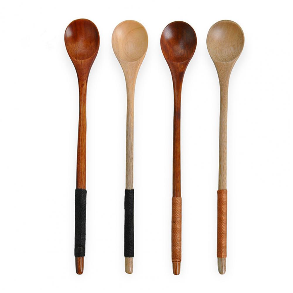 Wooden Spoon Bamboo Soup Teasp - Bamboo Cutlery Set 评论和价格