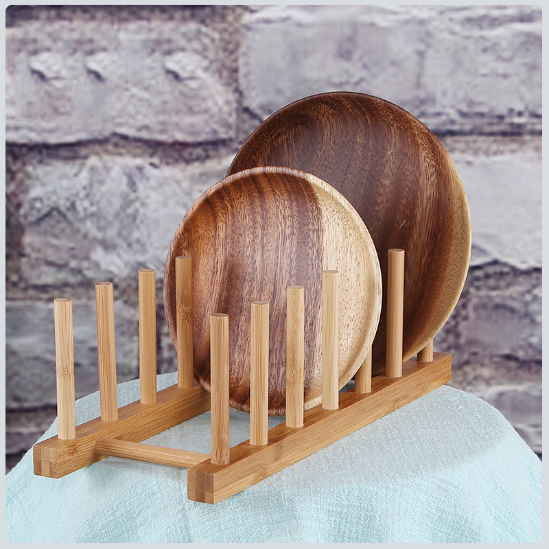Kitchen Drainer Rack Dish Pot  - Bamboo Cutlery Set 评论和价格