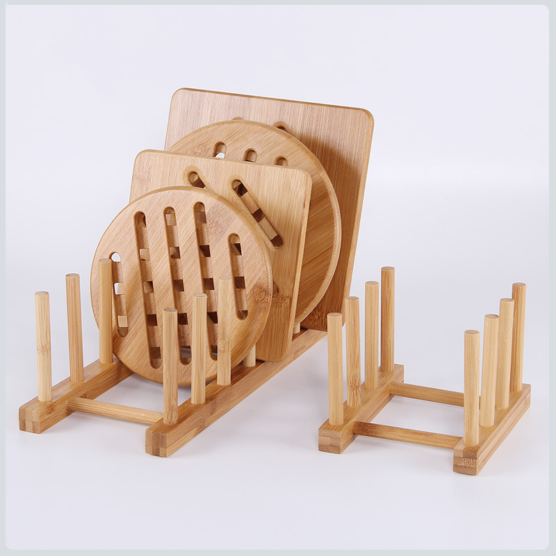 Kitchen Drainer Rack Dish Pot  - Bamboo Cutlery Set 评论和价格