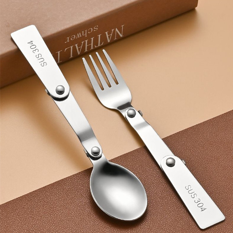 1PC/3PCS Stainless Steel Porta - Bamboo Cutlery Set 评论和价格