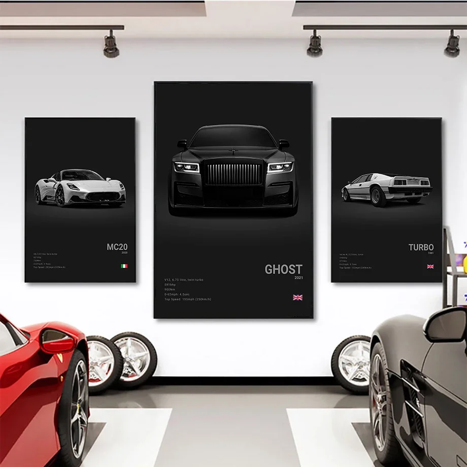 Pop Art Black Luxury Supercar  - Luxury Lifestyle Photography 评论和价格