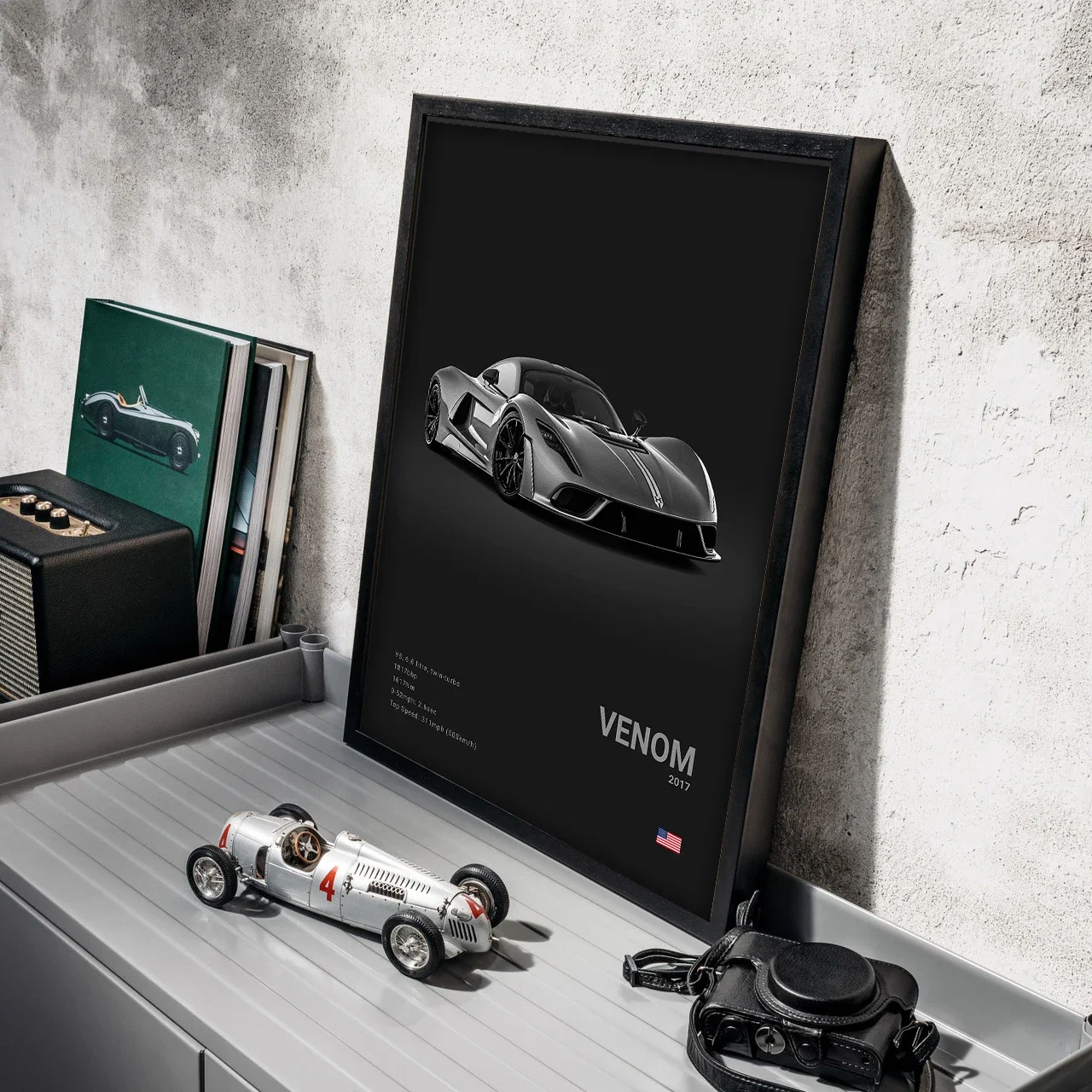 Pop Art Black Luxury Supercar  - Luxury Lifestyle Photography 评论和价格