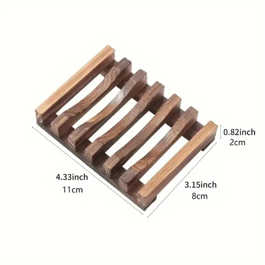Wooden Soap Dish for Shower Ba - Bamboo Cutlery Set 评论和价格