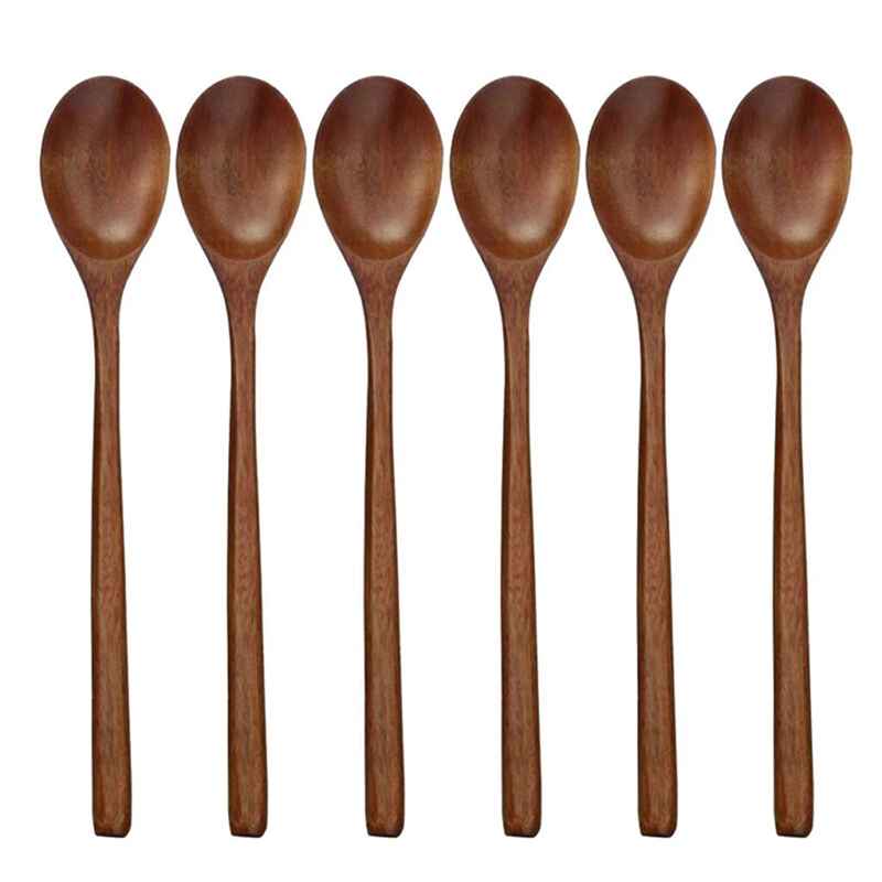 1 Piece Wooden Spoon Bamboo Ki - Bamboo Cutlery Set 评论和价格